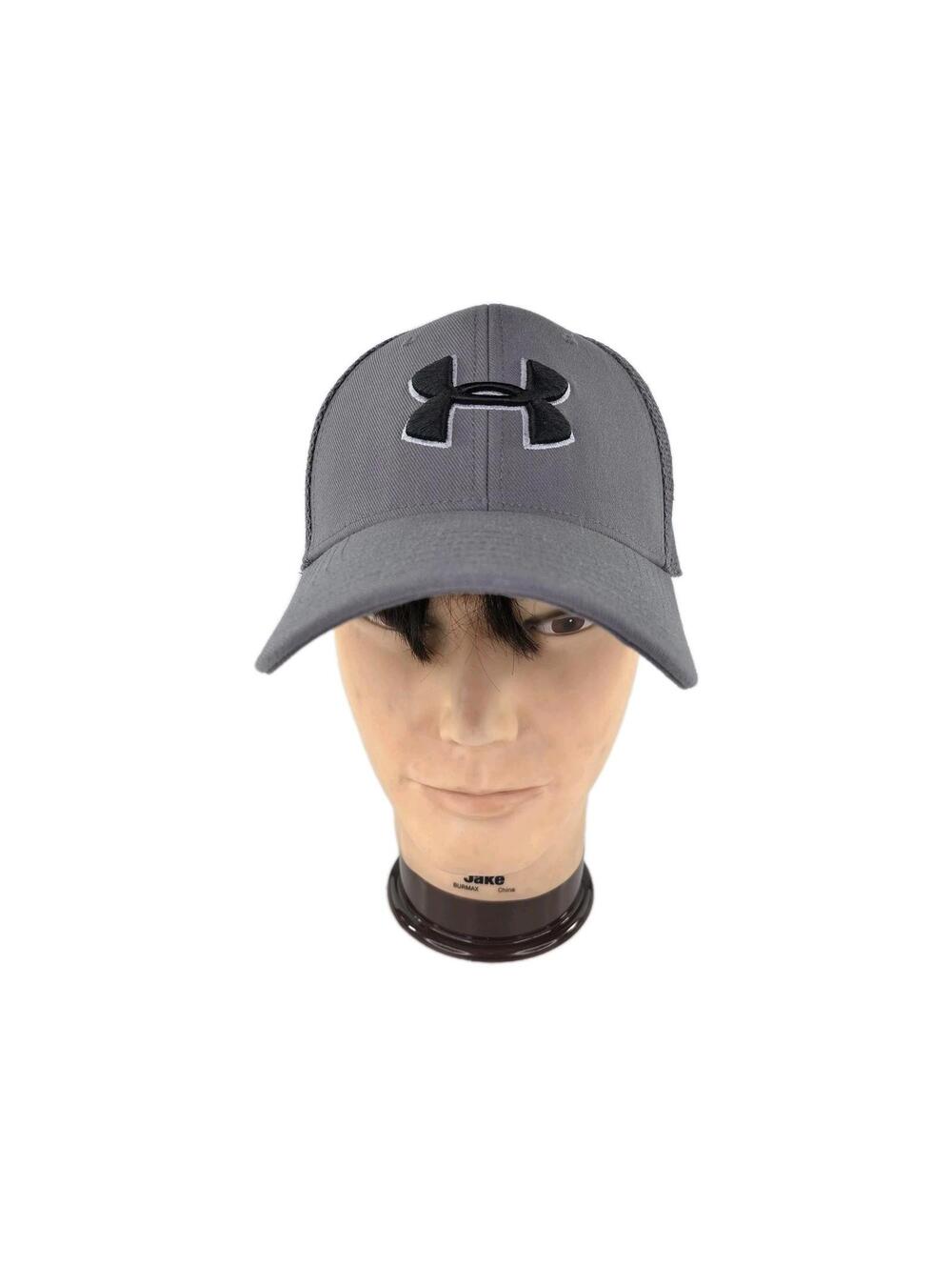 Under Armour Hat Cap Snapback Gray Meshback Hats